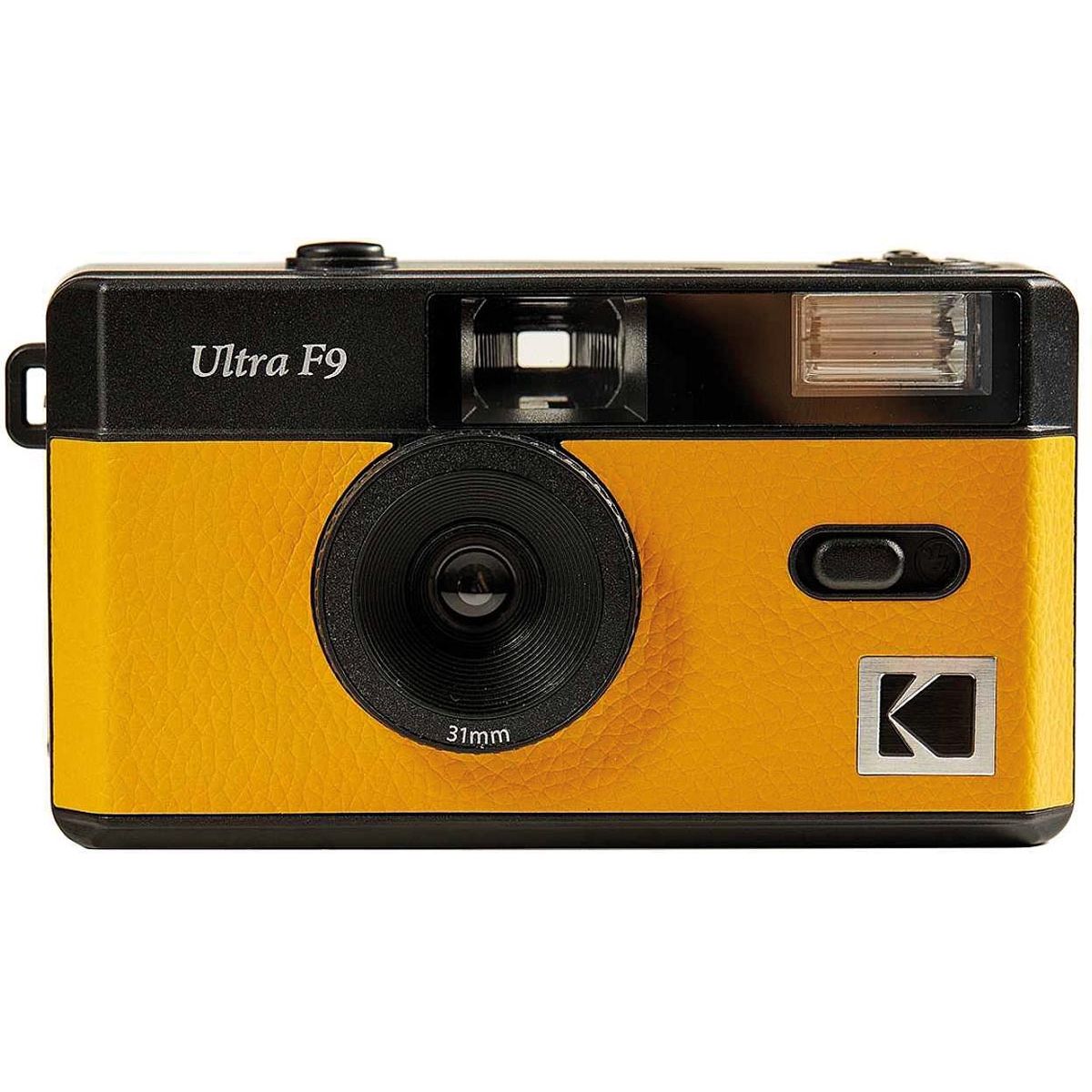 Kodak - retro analoog fototoestel Ultra F9, 35 mm, geel