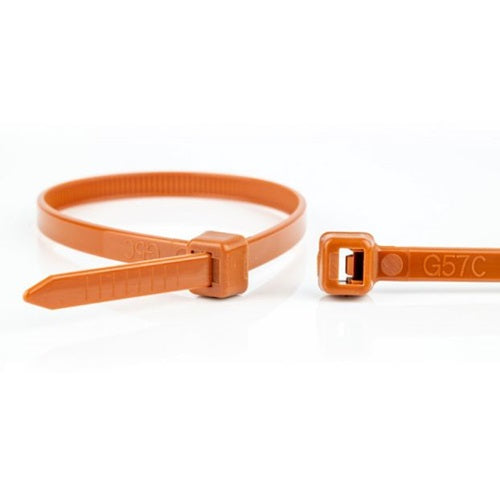 Klika - Cable ties 200x4.8 brown 100 pieces