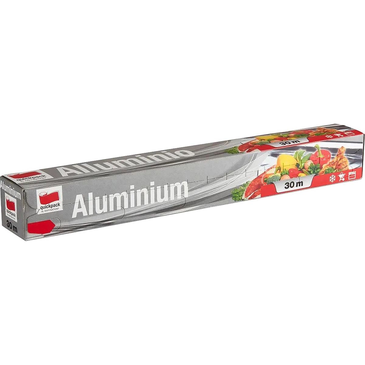 Quickpack - foglio di alluminio, ft 30 cm x 30 m