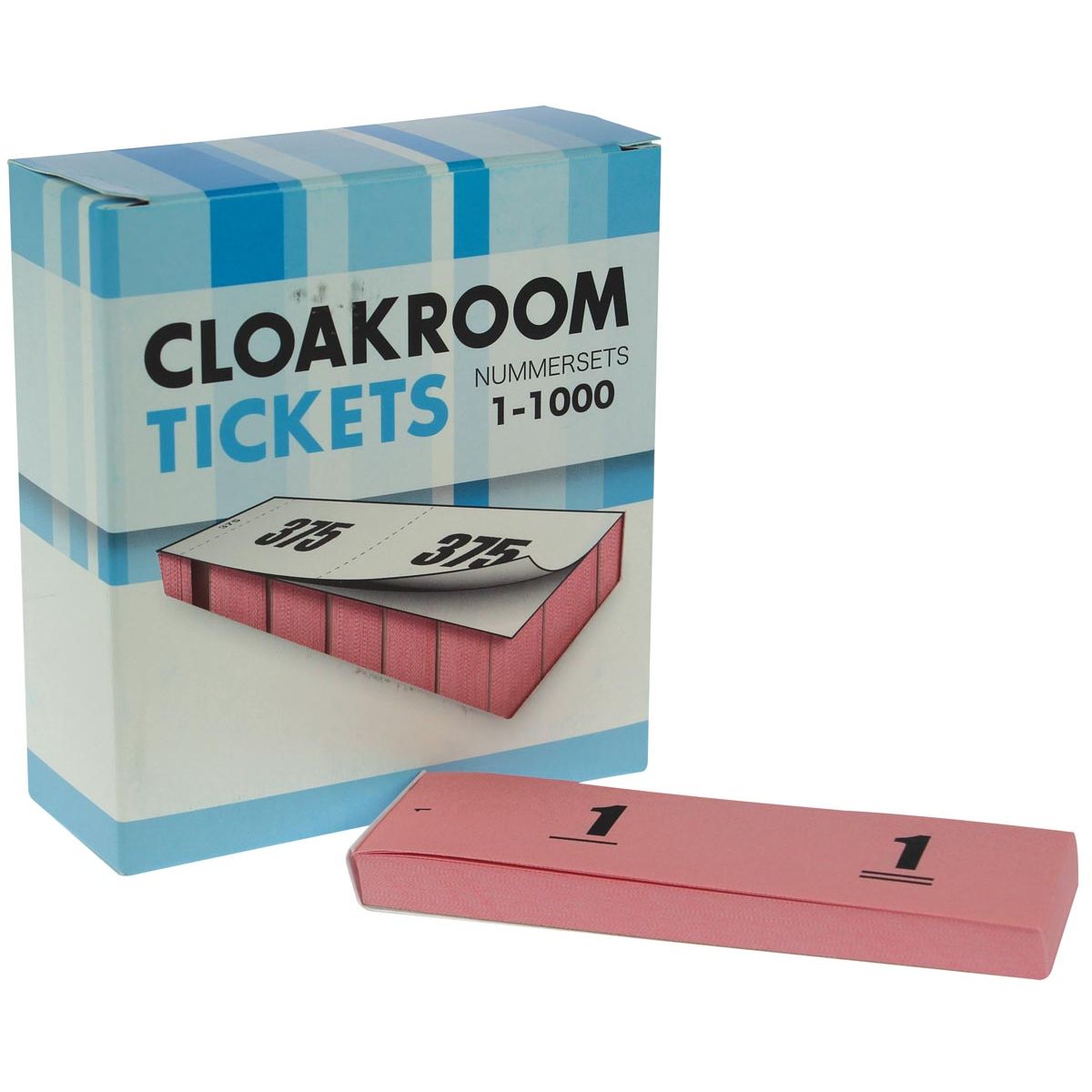 Klika - Nummer-/ garderobeblokken roze
