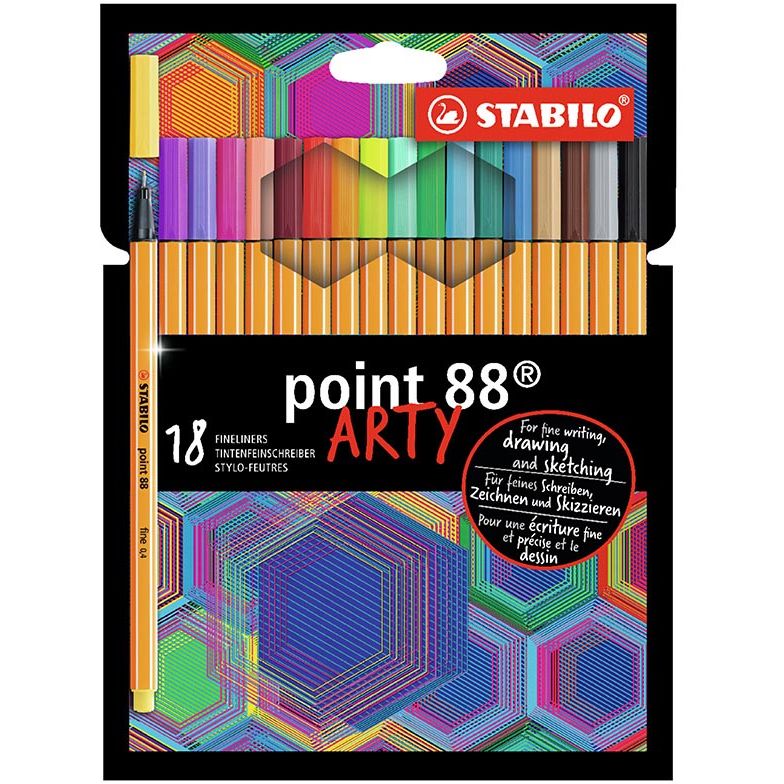 Stabilo - Fineliner punto 88 culo artístico