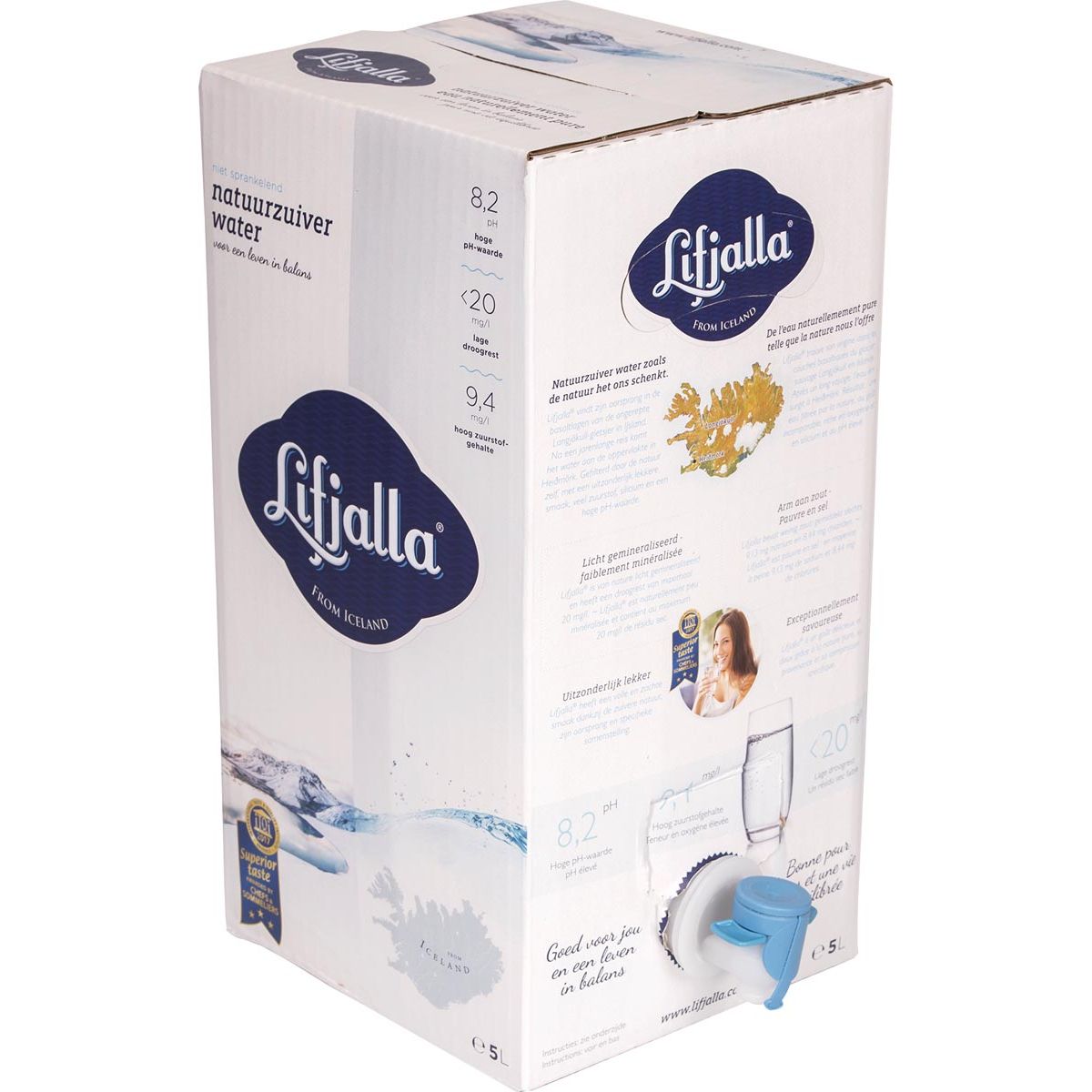 Lifjalla - water, bag-in-box van 5 liter