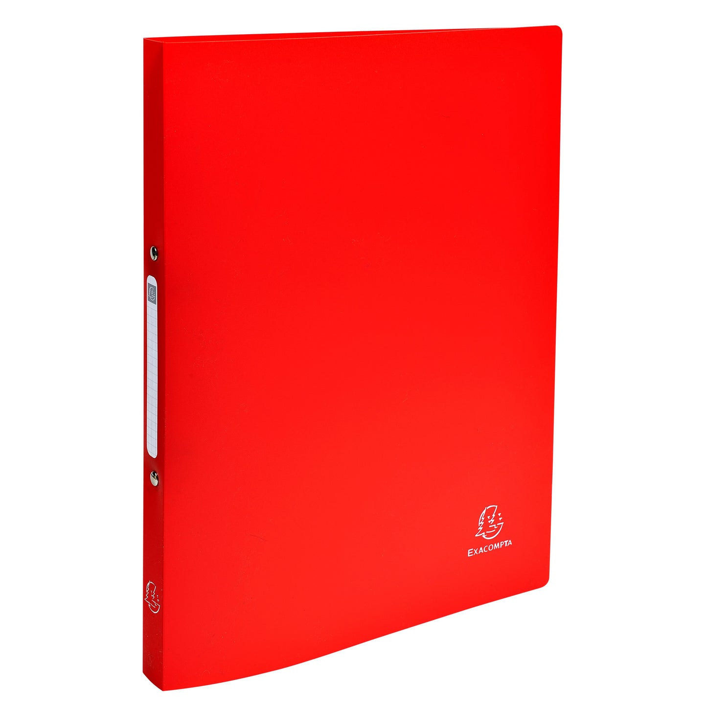 Exacompta - Raccoglitore ad anelli A4 2 anelli O-mech 15mm PP rosso