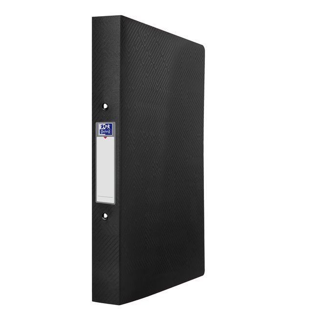Elba - Ring binder OXFORD Urban A4 spine 40mm 2 rings o-mech Ø 30mm opaque black | 10 pieces