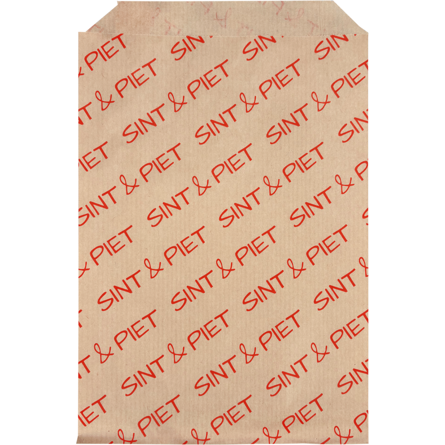 Klika - Zak | Fourniturenzak | Papier | 15x22cm | Sint Piet | bruin/rood | 1000 stuks