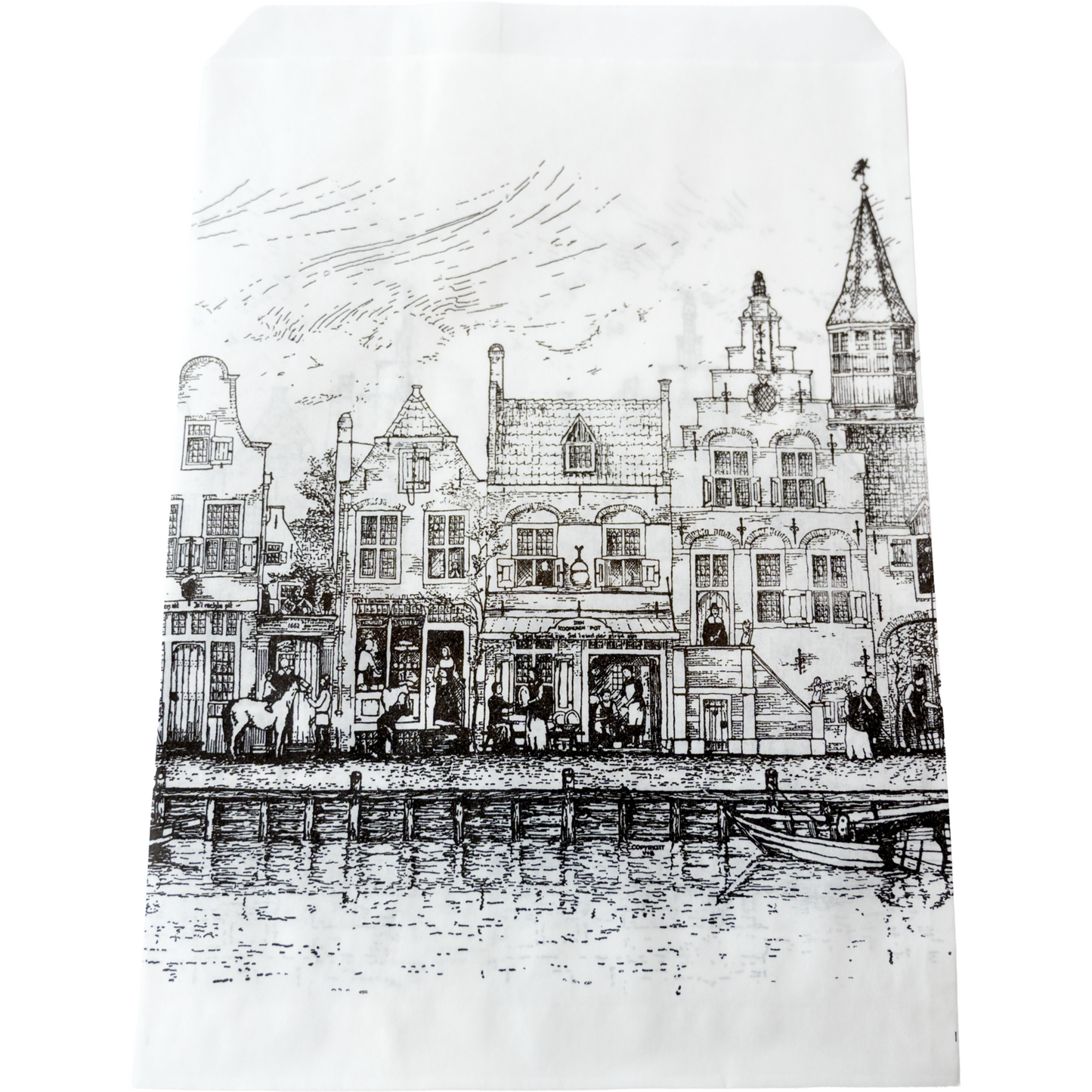 Klika - Sac | Sac de mercerie | Papier | 15x22cm | Façades | 1000 pièces