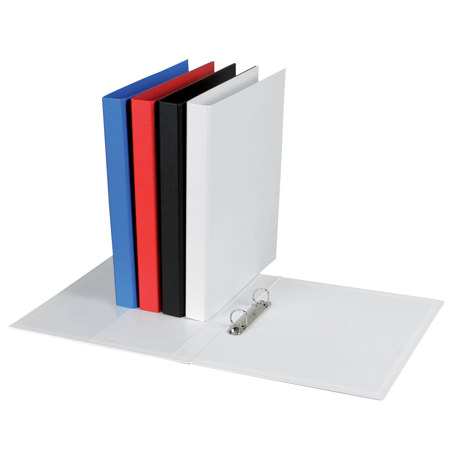 Quantore - Carpeta de anillas A4 2 anillas D-mech 20mm PP blanco | 20 piezas