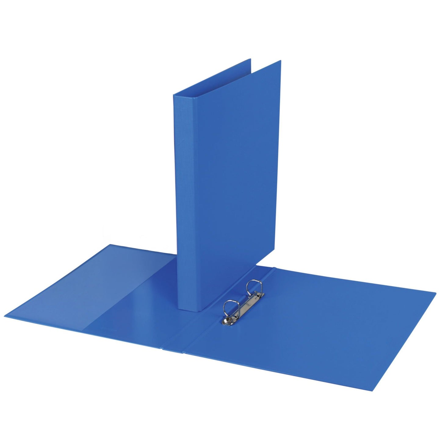 Quantore - Raccoglitore ad anelli A4 2 anelli D-mech 20mm PP blu