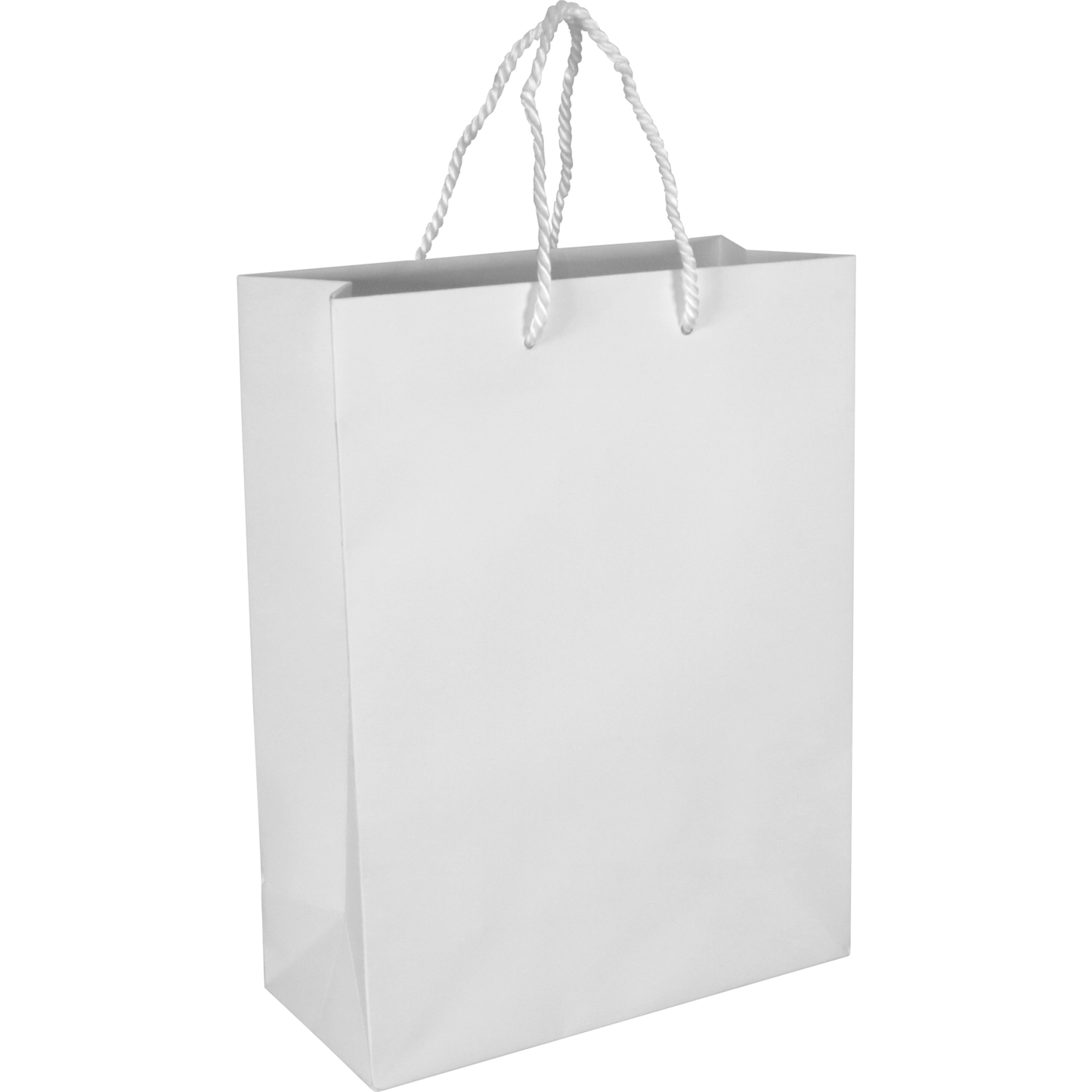 Klika - Sac | Papier | avec cordon | 22x 10x29cm | sac fourre-tout | blanc | 100 pièces