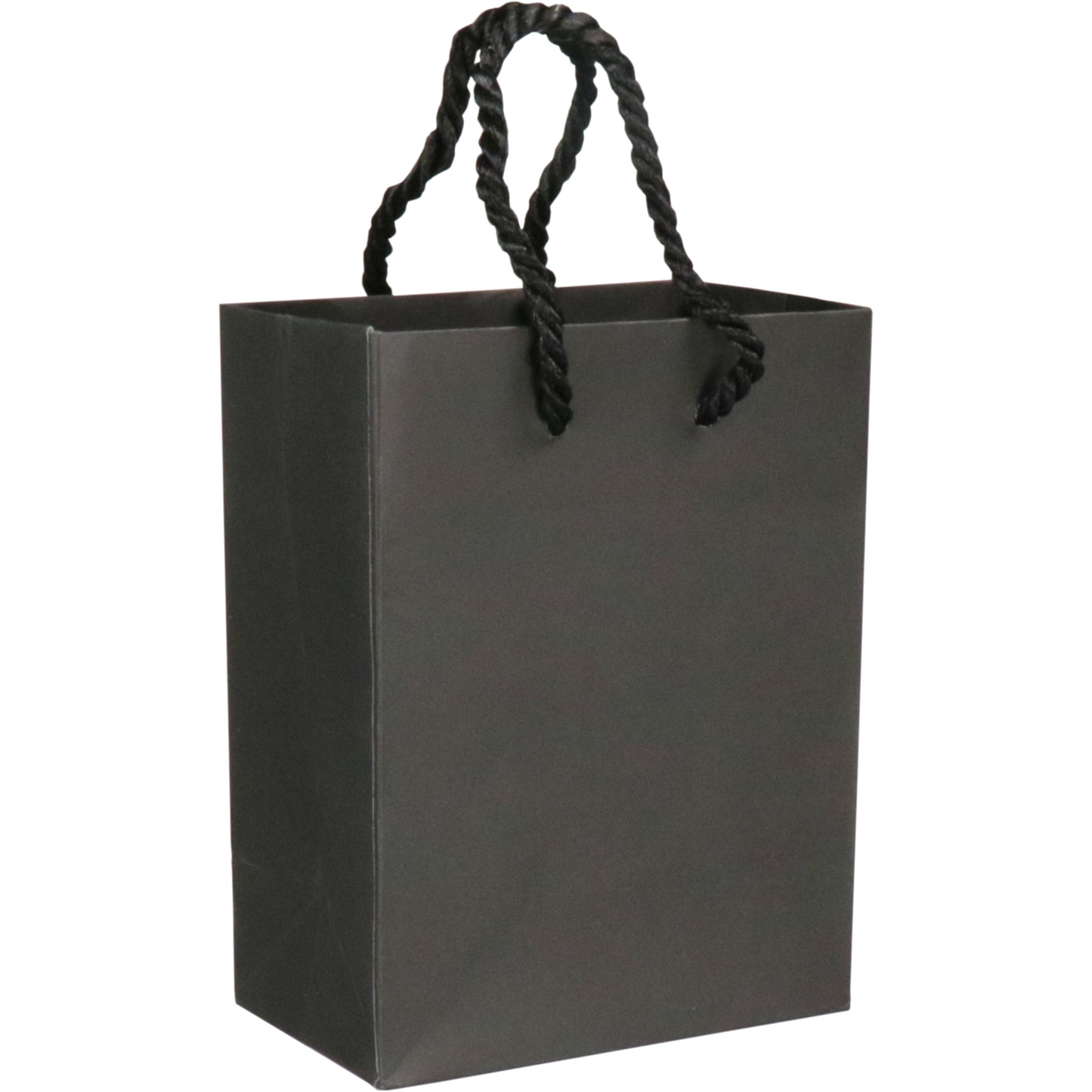 Klika - Bag | Paper | with cord | 11x 6 |5x14.5cm | tote bag | black | 100 pieces