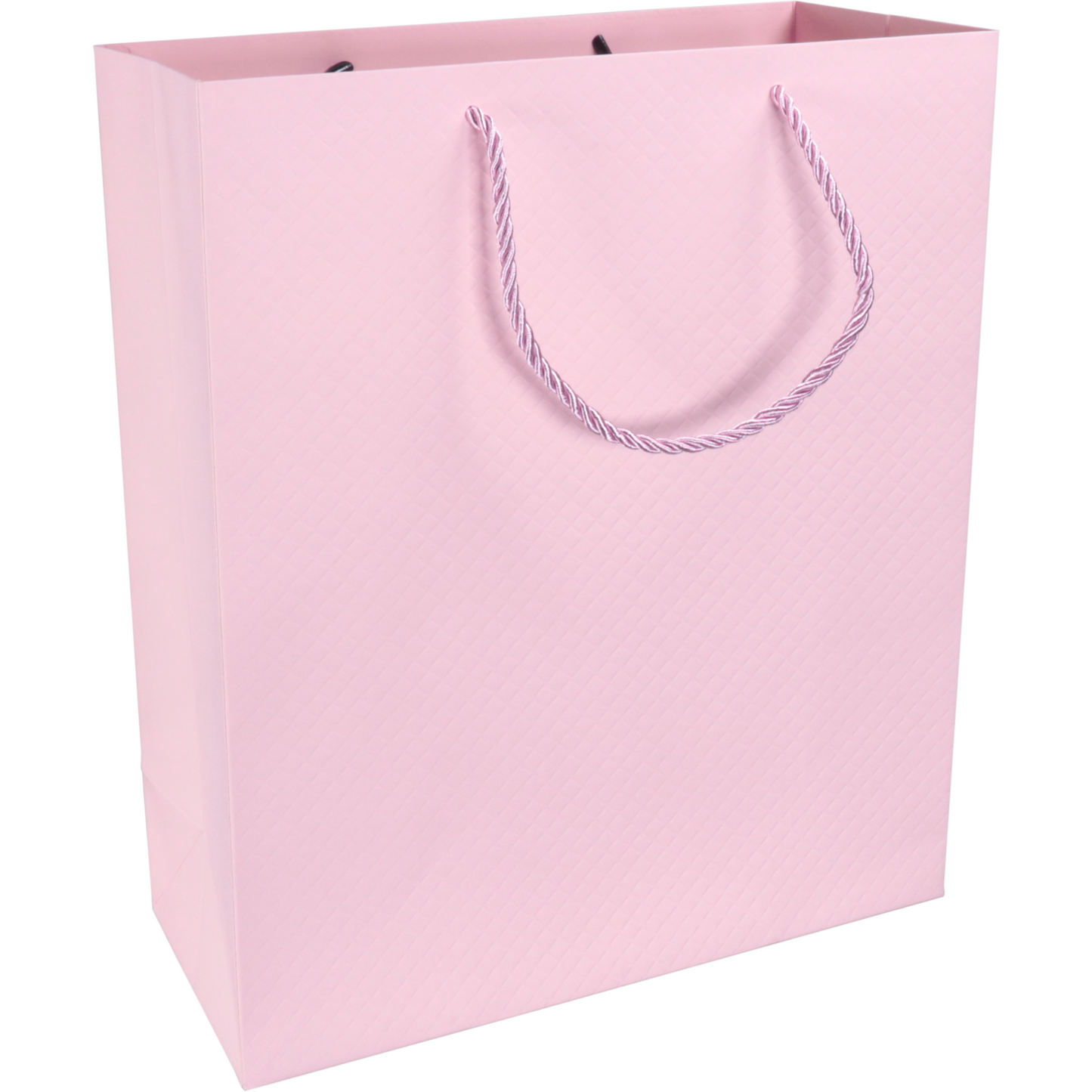 Klika - Tas | Papier | embossed | 31x 12x26cm | draagtas | pastelroze | 40 stuks