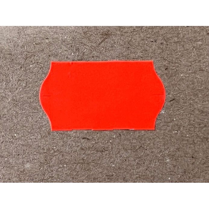 Klika - Etiqueta 2212 rojo fluorescente removible 63.000