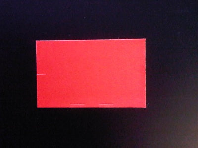 Klika - Label 2619 fluoro red permanent straight