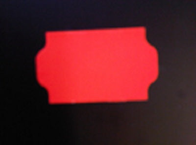 Klika - Label 3219 fluor red permanent 30,000