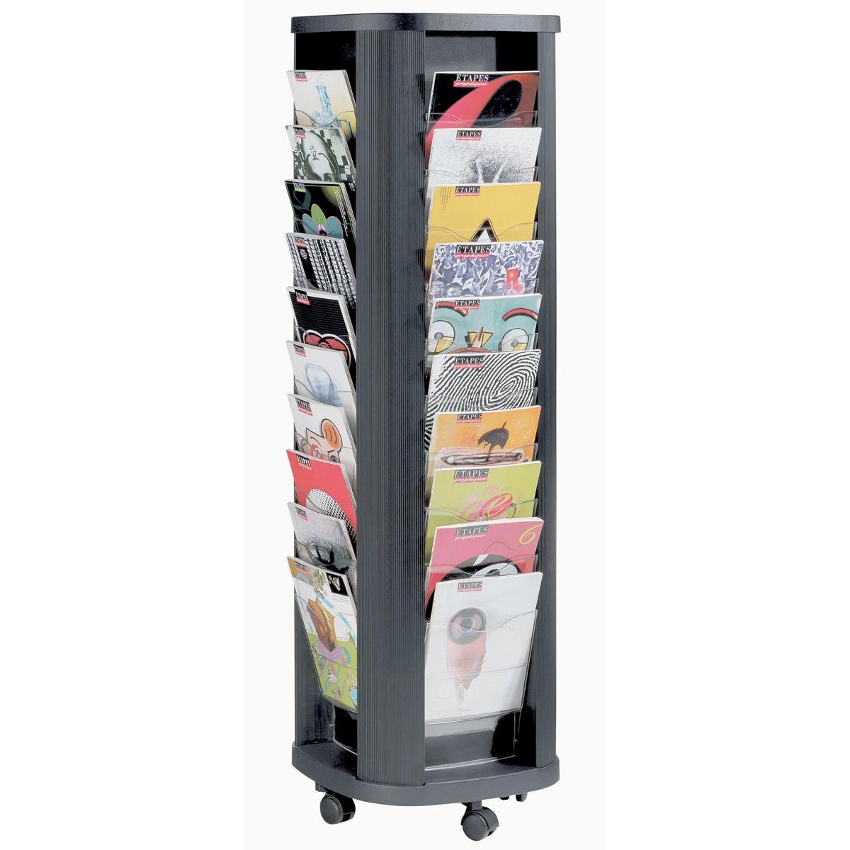Paperflow - Mobile brochure holder Carousel