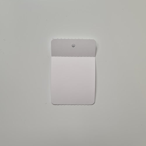 Klika - Etiqueta colgante en rollo 40x60mm en blanco+perf1000