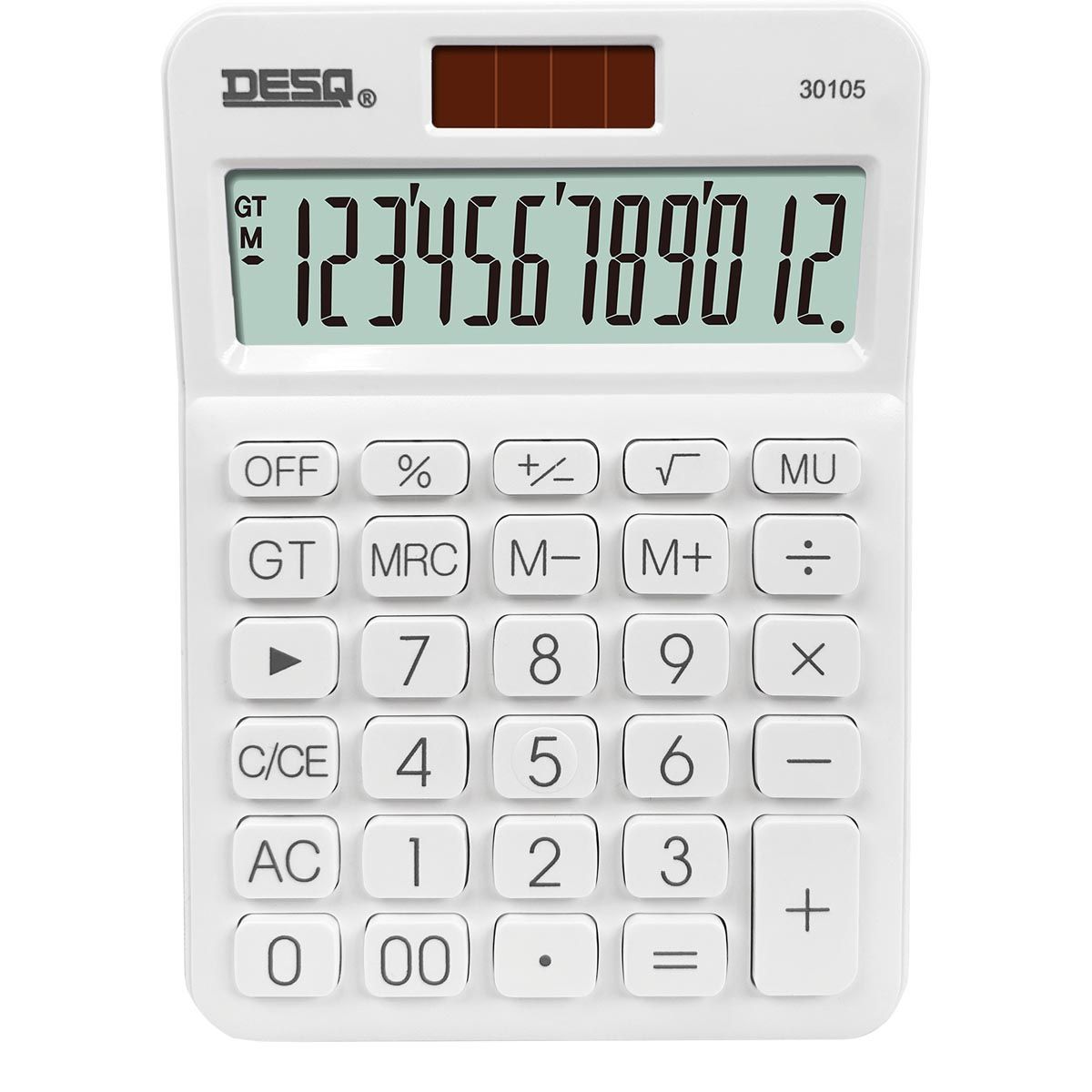 Desq - bureaurekenmachine 30105, wit