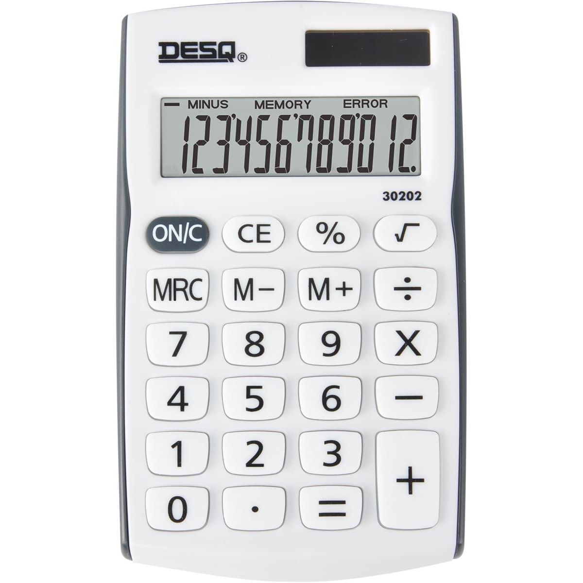 Desq - calcolatrice tascabile Mobile 30202, bianca