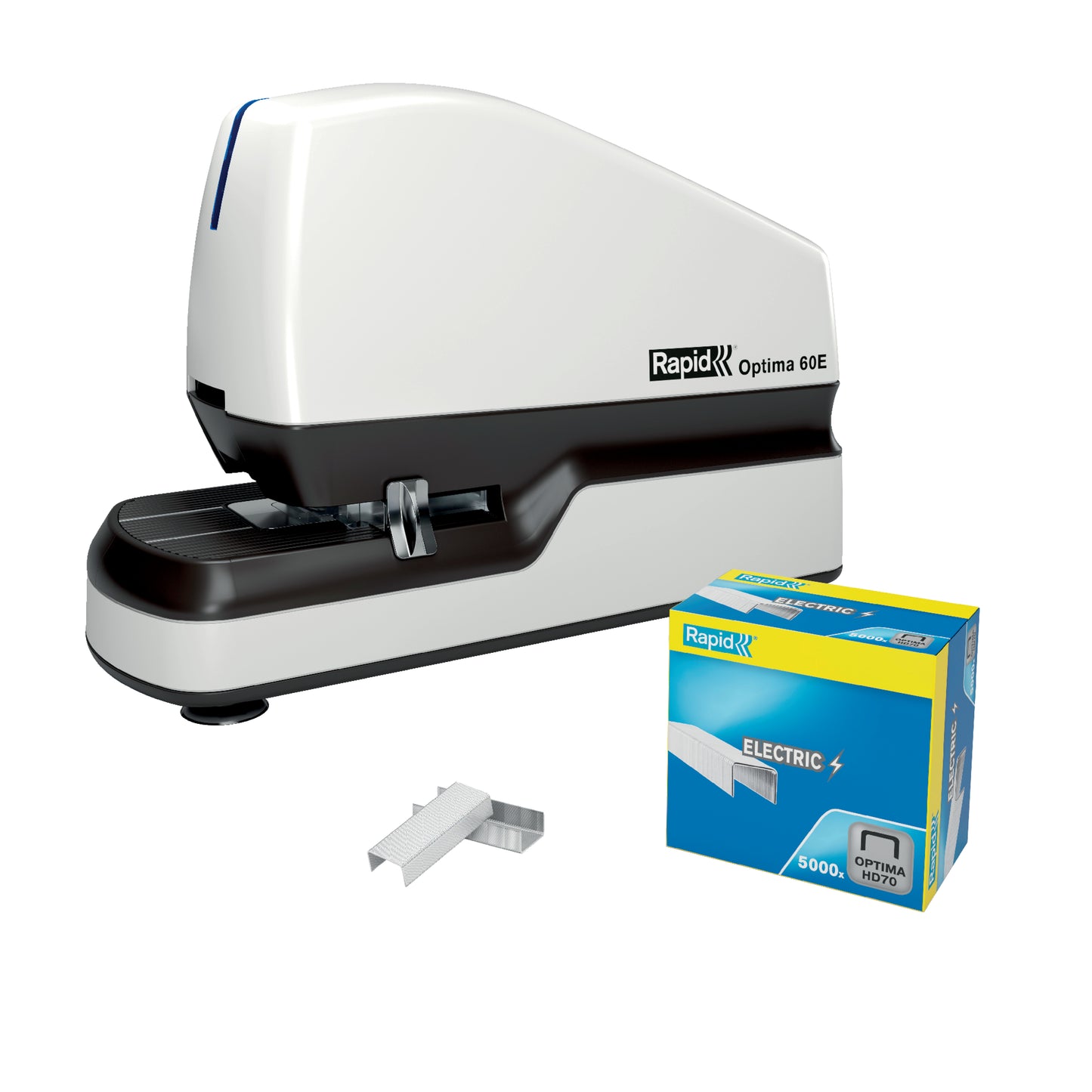 Rapid - Stapler Optima 60E electrical contactless 60 sheets white/black