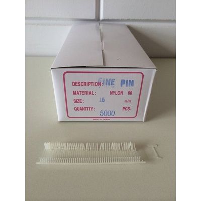 Klika - Nylon textile pins 15mm fine 5,000 pieces 14 pieces