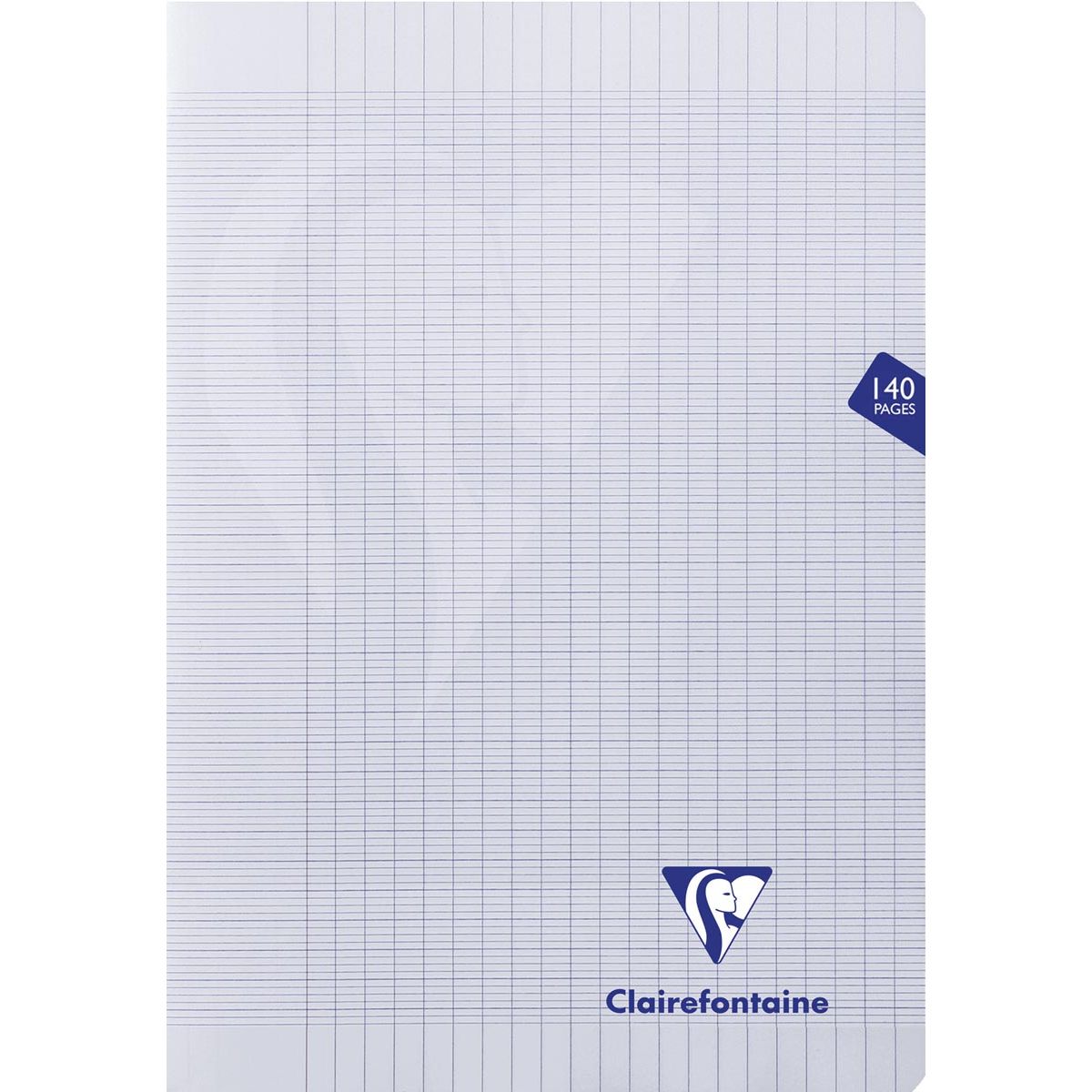 Clairefontaine - Cuaderno Mimesys para ft A4+, 140 páginas, tapa en PP, seyès, colores surtidos