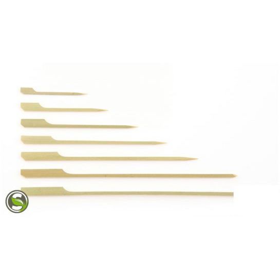 Bamboe prikker / bbq pen 12cm + oor 250 stuks