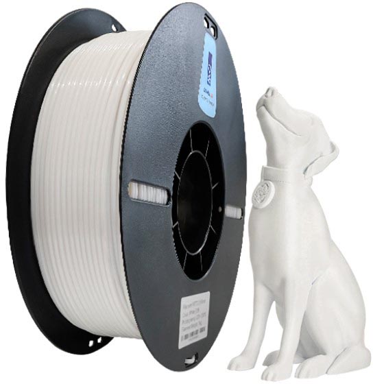 Ohne Marke - 3D Filament PLA, 1 kg, 1,75 mm, weiß