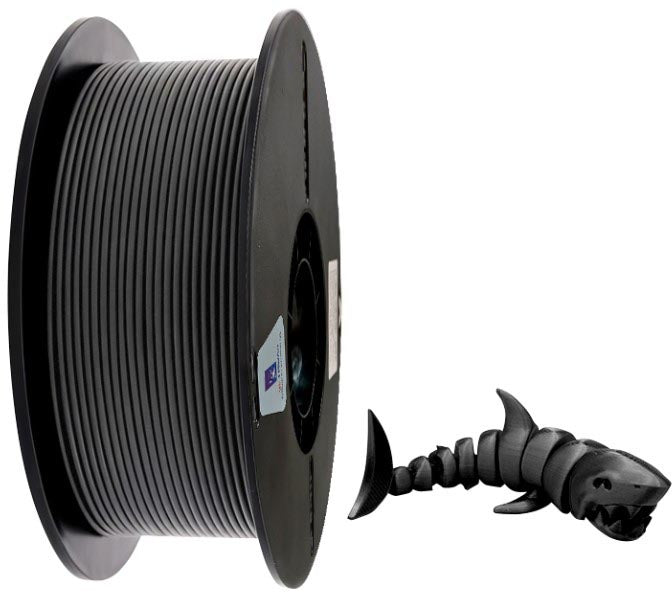 Zonder merk - 3D Filament PETG, 1 kg, 1,75 mm, zwart