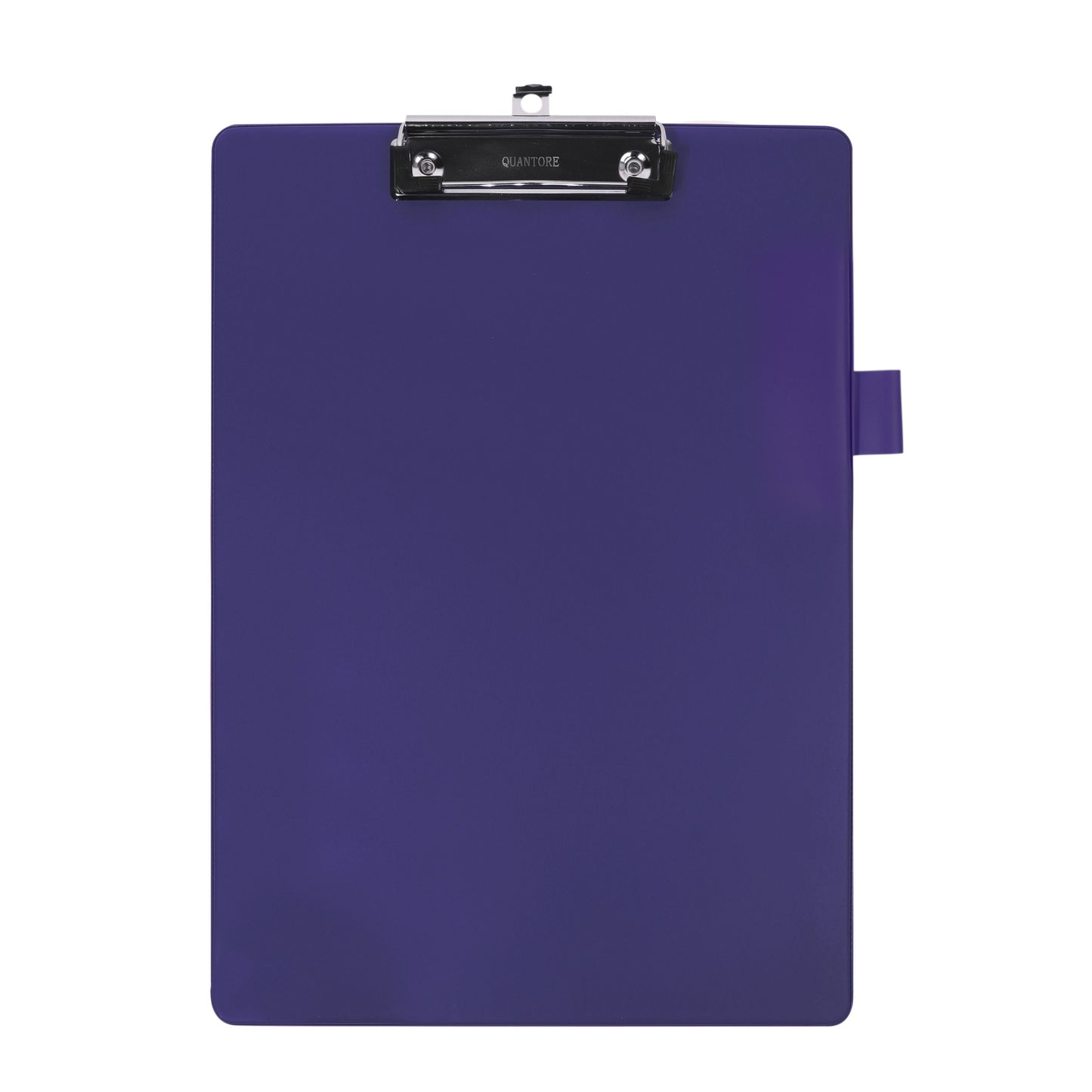 Quantore - Klemmbrett A4 stehend PVC blau mit 100mm Klemme + Stiftschlaufe