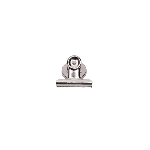 Maul - Papierklem bulldog magneet 40mm zilver 2st