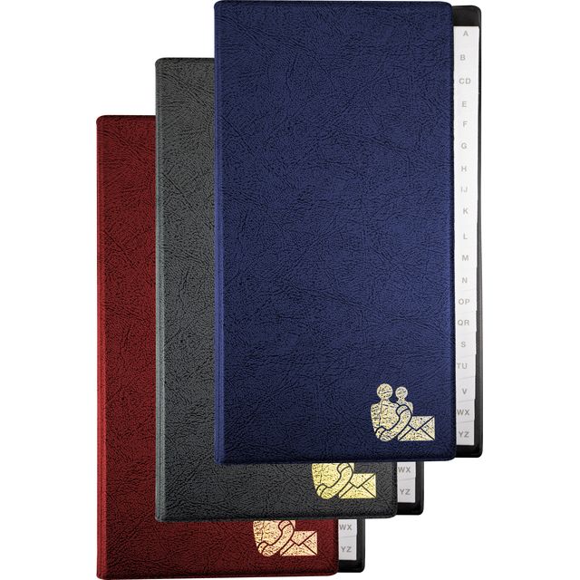 Kangaro - Telefoonalbum 215x130mm A-Z 4-rings assorti