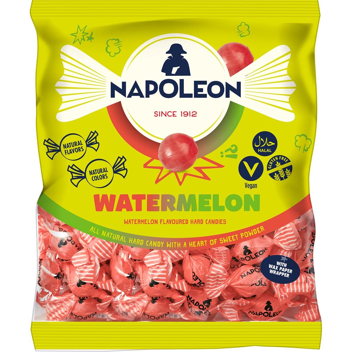 Napoleon - snoepjes watermeloen, zak van 1 kg