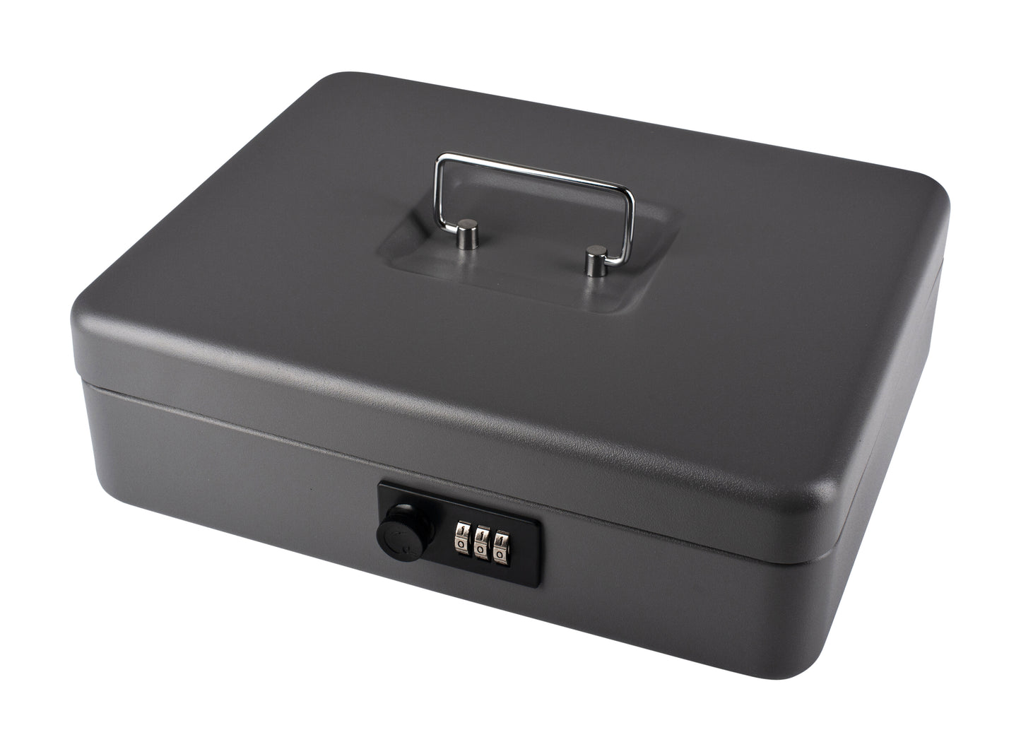 Pavo - Caisse avec serrure à combinaison 300x240x90mm gris foncé | 4 pièces