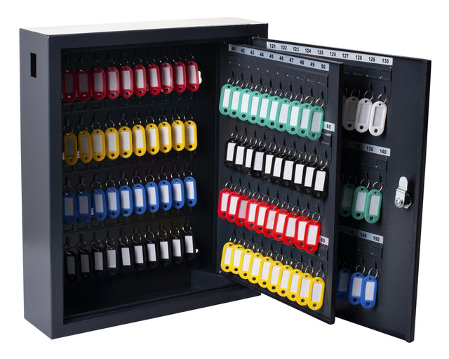 Pavo - Armadietto portachiavi Deluxe 150 ganci 450x380x110mm | 2 pezzi