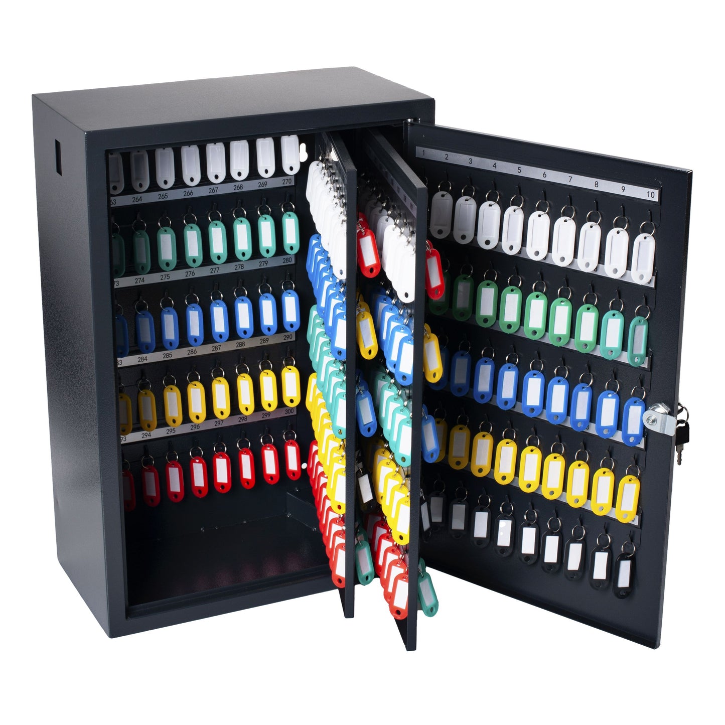Pavo - Sleutelkast deluxe 300 haken donkergrijs