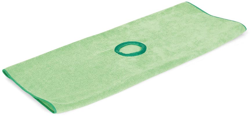 Greenspeed - Mocio originale in microfibra con foro, verde, ft 70 x 53 cm