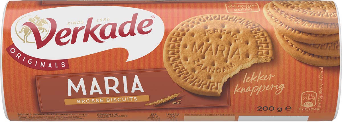 Verkade - Maria koekjes, pak van 200 gram