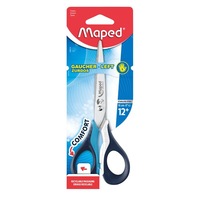 Maped - Schere Sensoft 16cm links sortiert