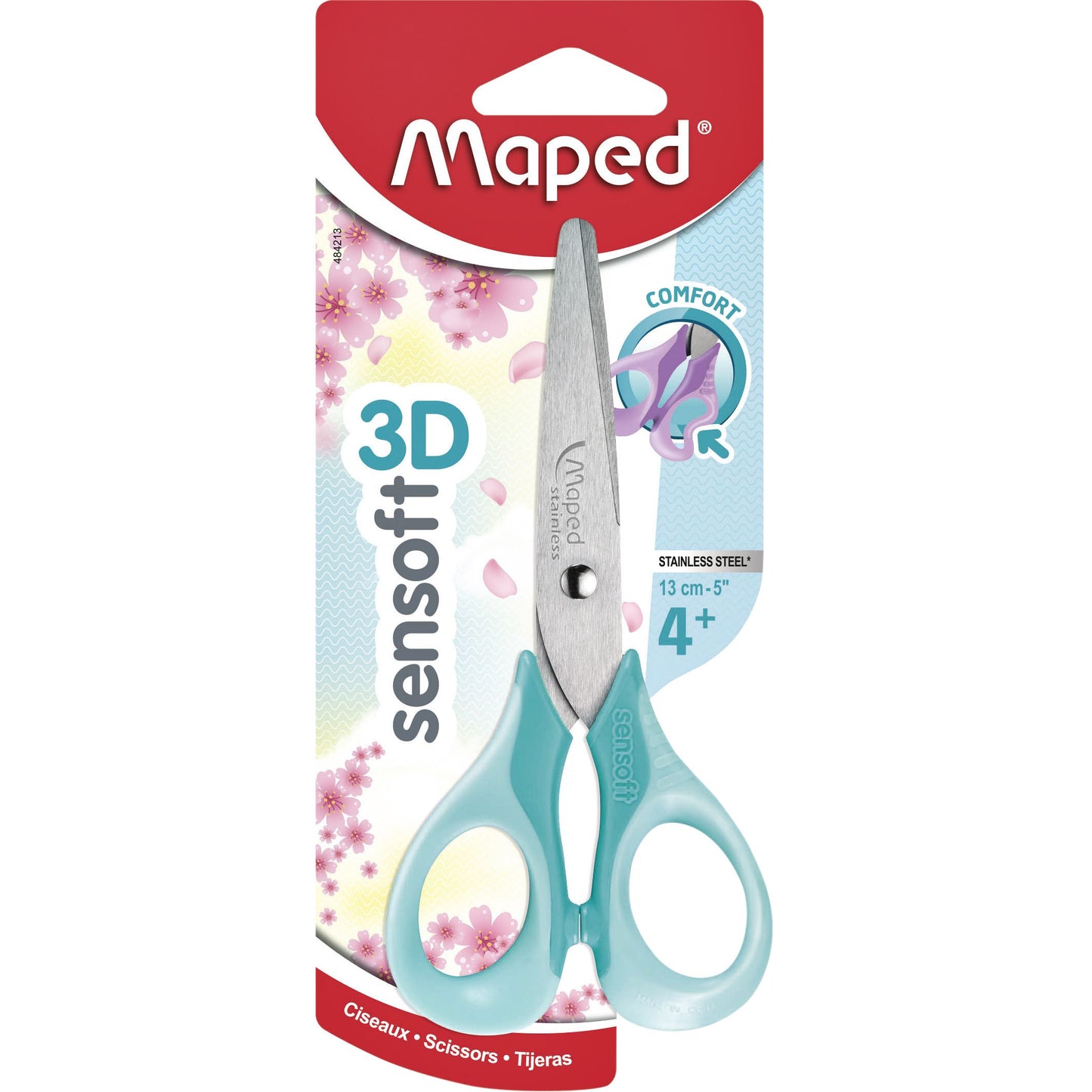 Maped - Schaar Sensoft 13cm pastel assorti