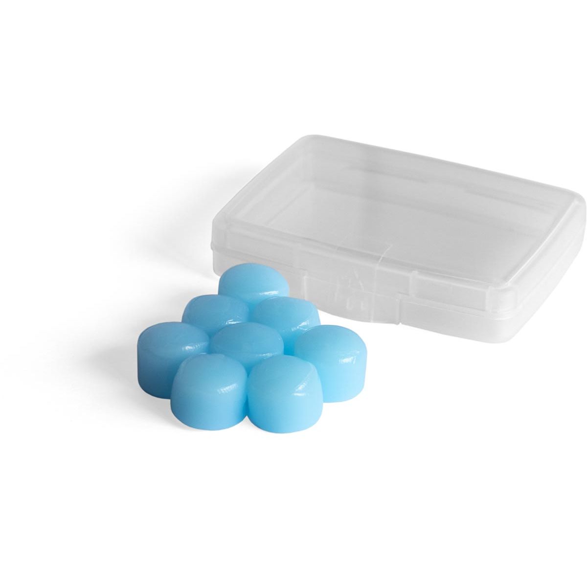 Klika - Stopz oordoppen Silicone Aqua, waterbestendig, blauw, blister van 8 stuks