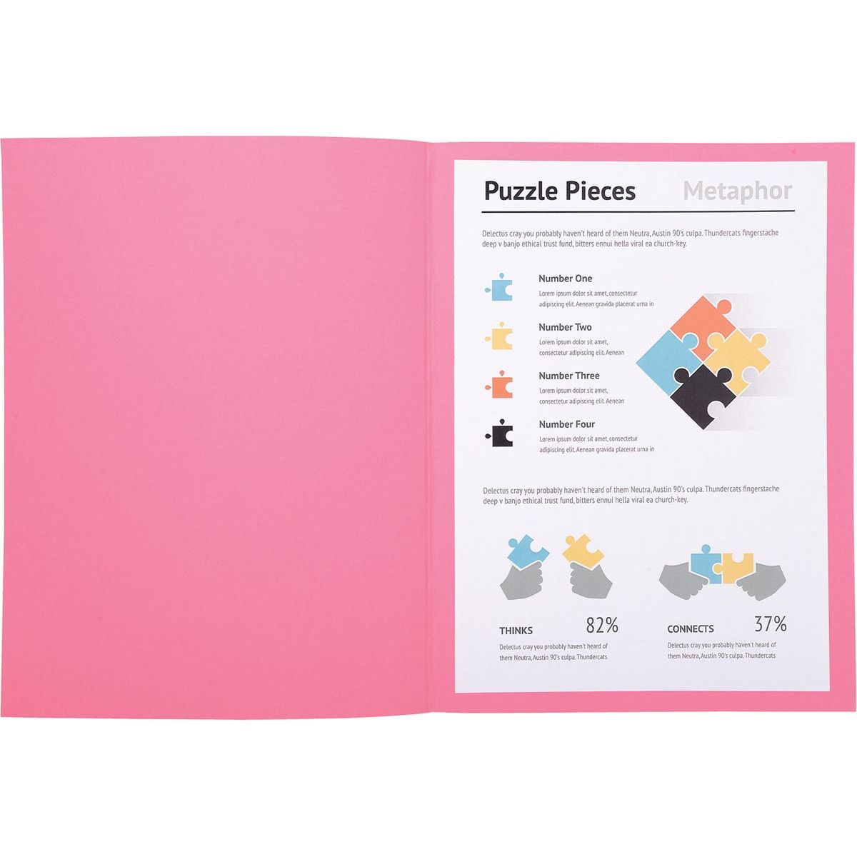 Exacompta - file folder Super 180, for ft A4, pack of 100 pieces, pink