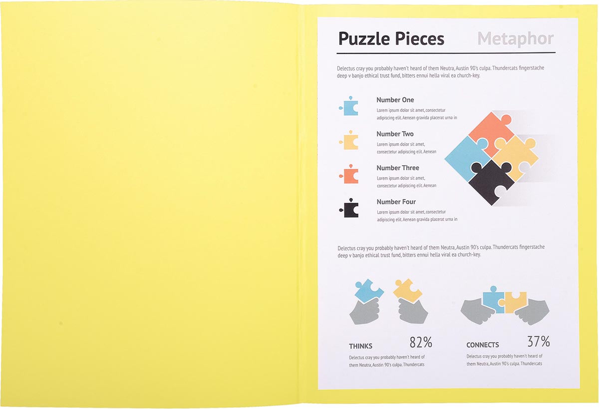 Exacompta - file folder Super 180, for ft A4, pack of 100 pieces, yellow