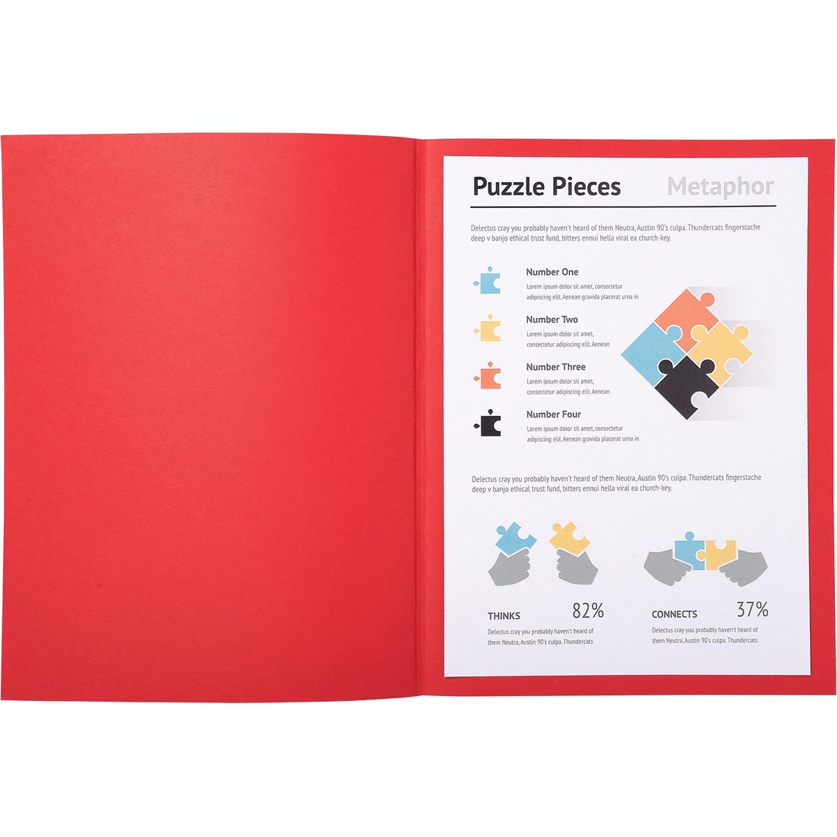 Exacompta - file folder Super 180, for ft A4, pack of 100 pieces, red