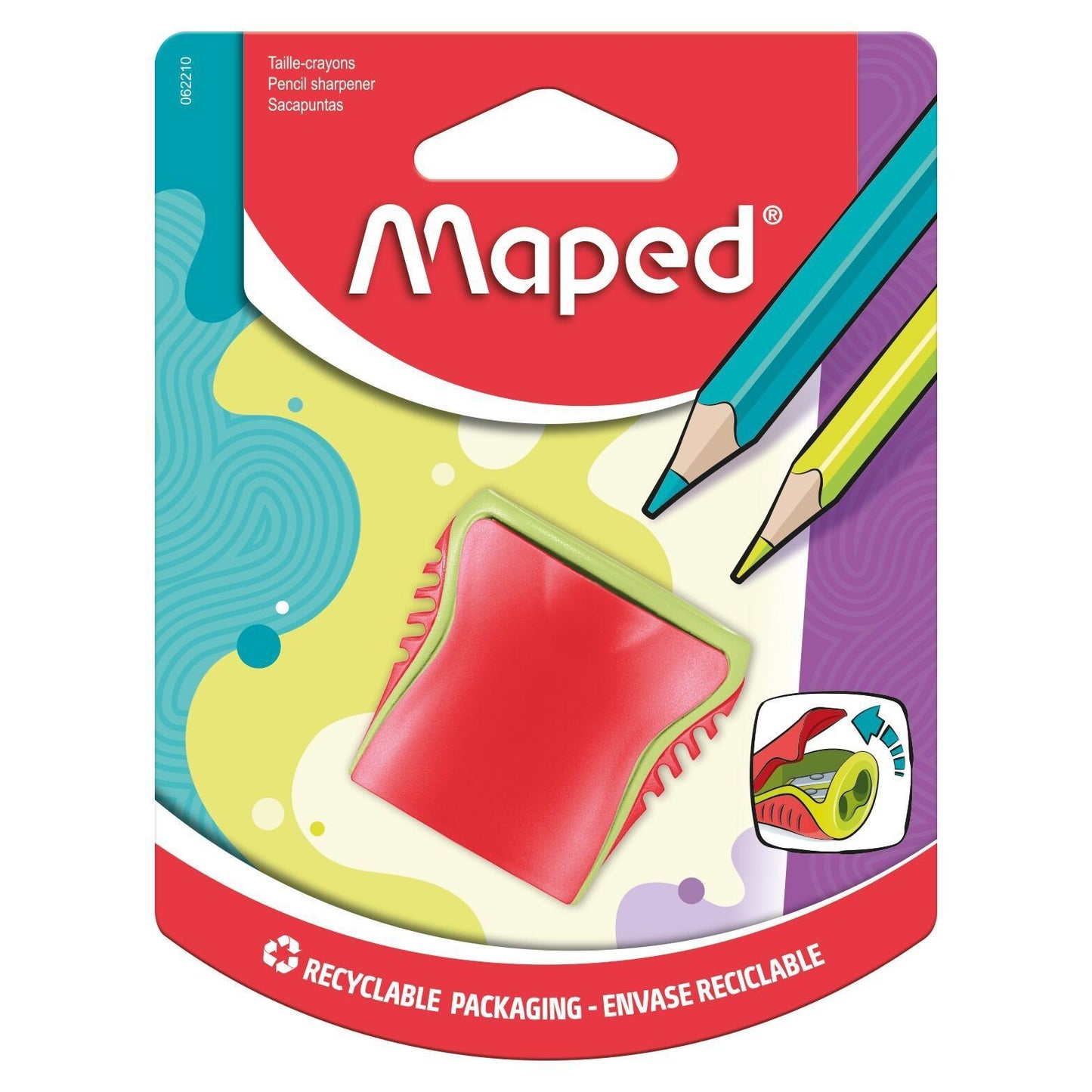 Maped - Temperamatite Boogy 2 fori assortiti