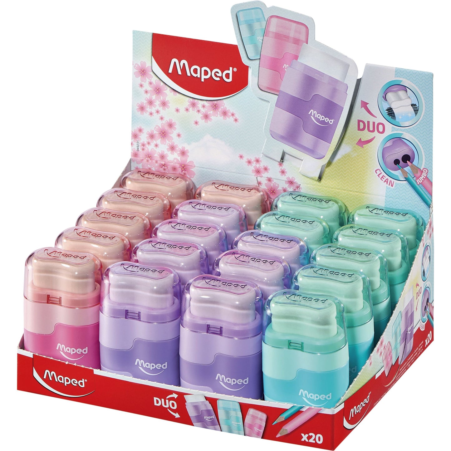 Maped - Puntenslijper connect display 20st pa ass | 20 stuks
