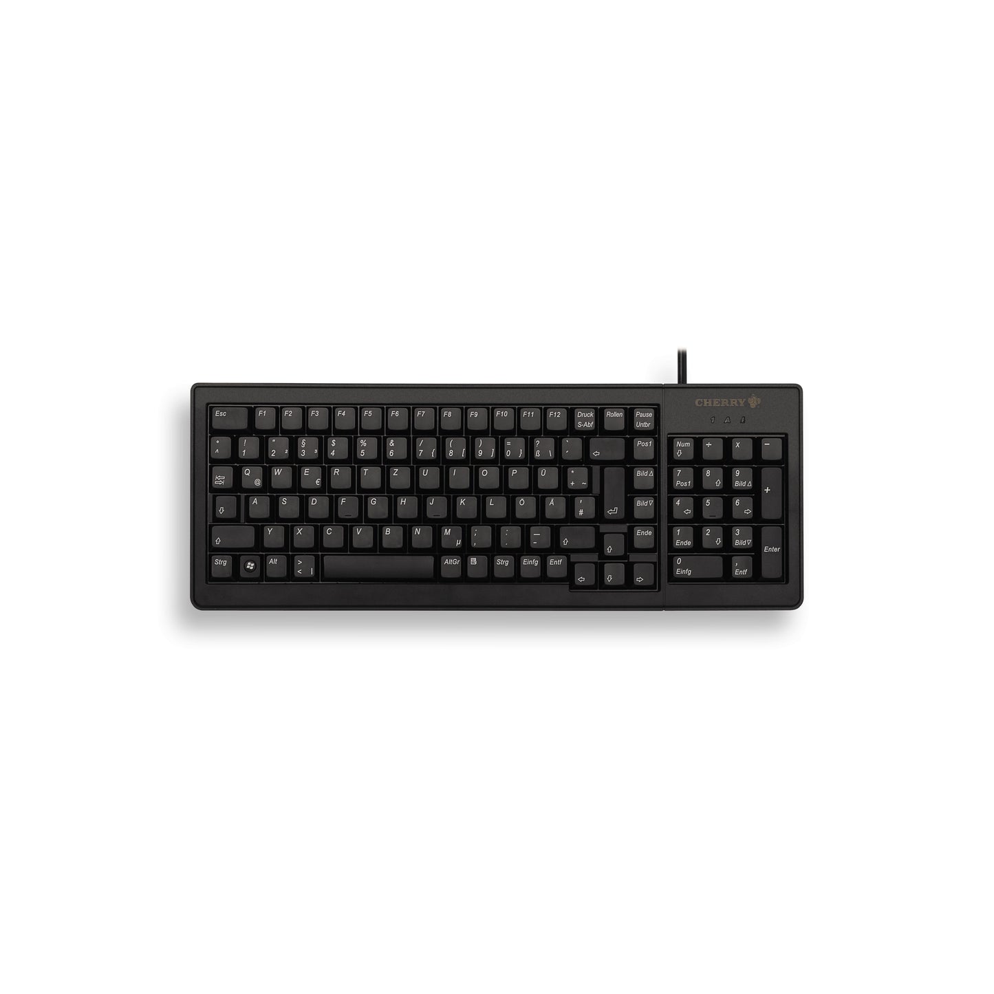 CHERRY - XS Complete G84-5200 toetsenbord Kantoor USB QWERTY Amerikaans Engels Zwart