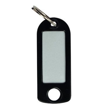 Klika - Portachiavi neri con ganci ad anello