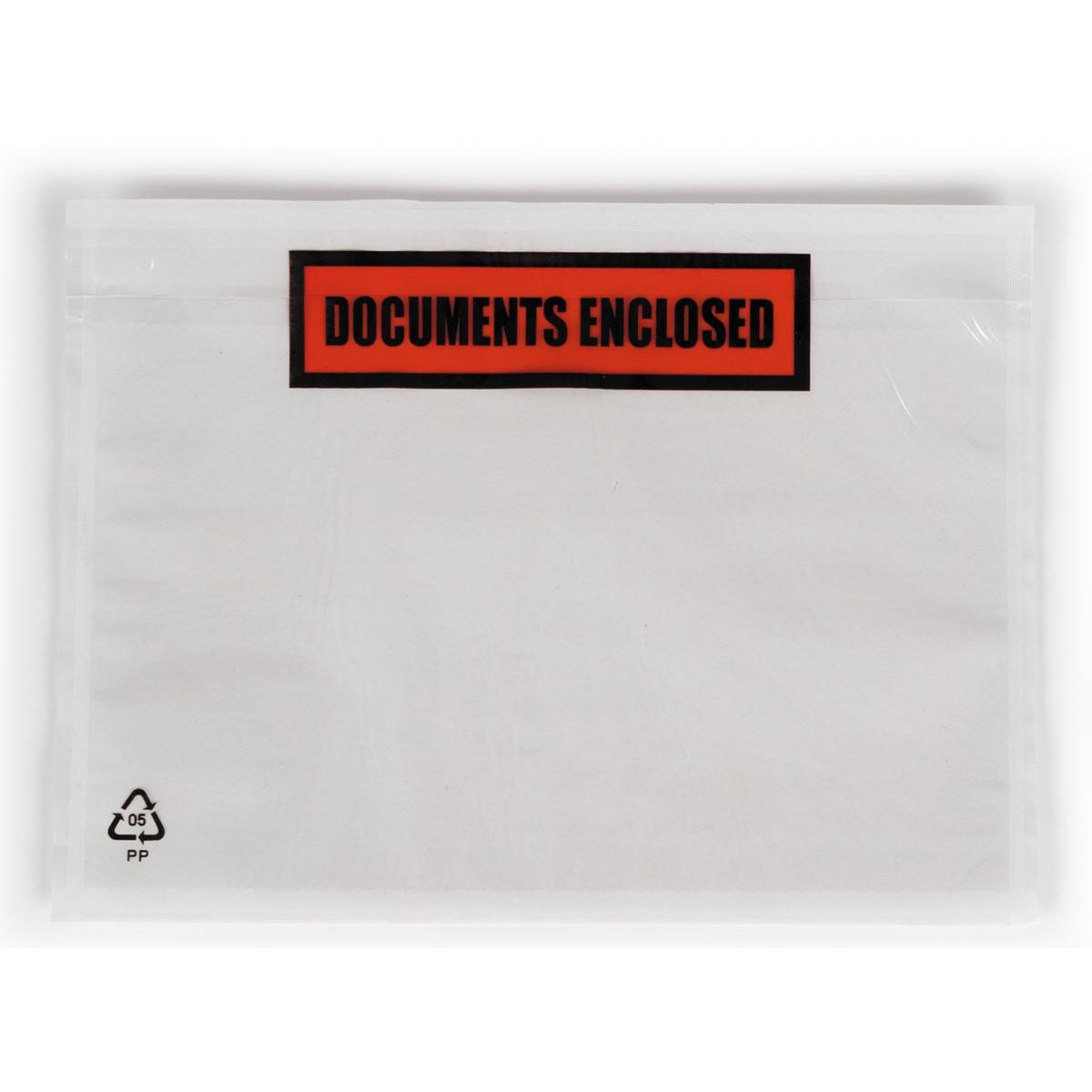 Klika - Busta Packing List Dokulops A6, ft 165 x 115 mm, scatola da 1000 pezzi, testo: documenti allegati