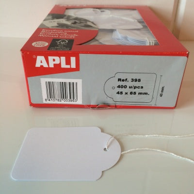 Klika - Hanging label with cord 45x65 mm 395-400 pcs
