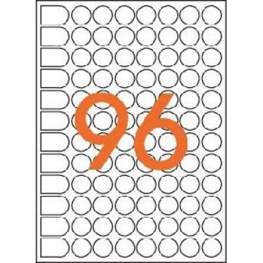 Klika - mapje permanent rond 15 mm 1536stuk